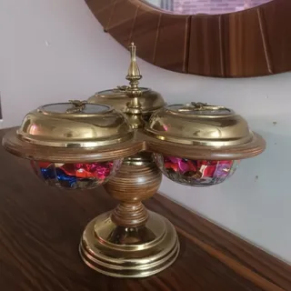 اردو خوردی پایه چوبی