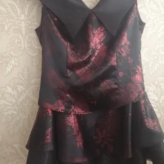 تاپ دامن مجلسی مشکی رزشکی