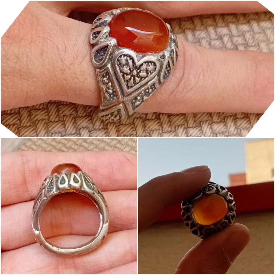 انگشتر عقیق اصل مردانه