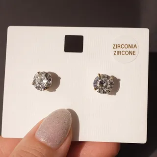 گوشواره تک نگین