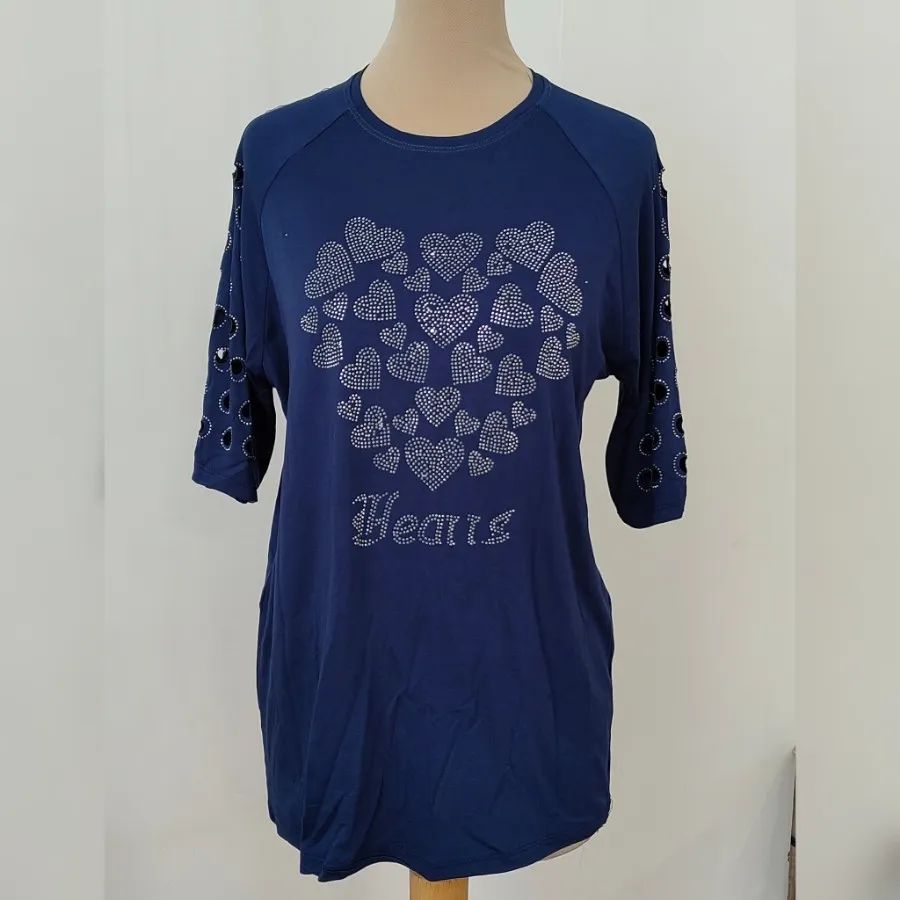 تی شرت نگین دار