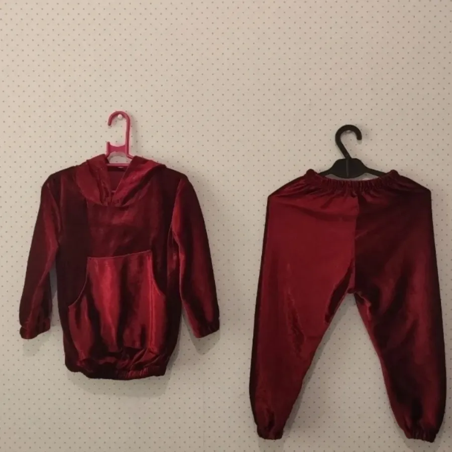 هودی شلوار مخمل