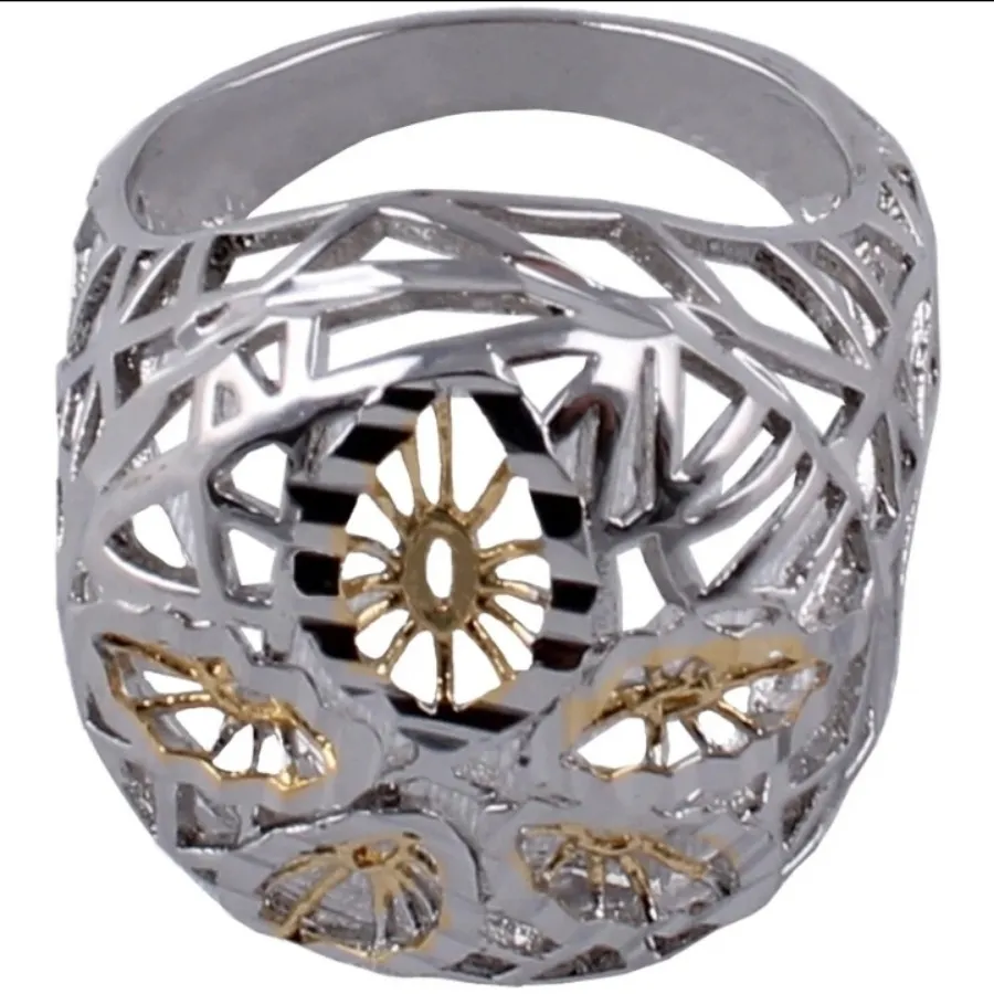 انگشتر 5 برگ استیل اچ ام