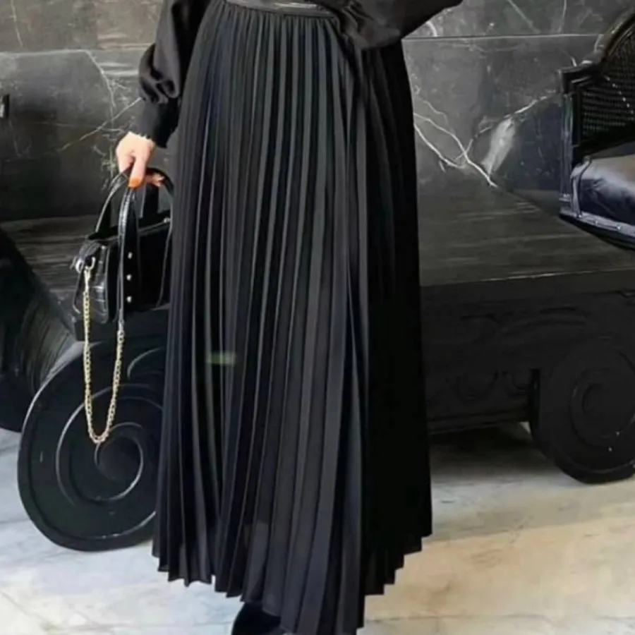 دامن پلیسه مشکی شیک