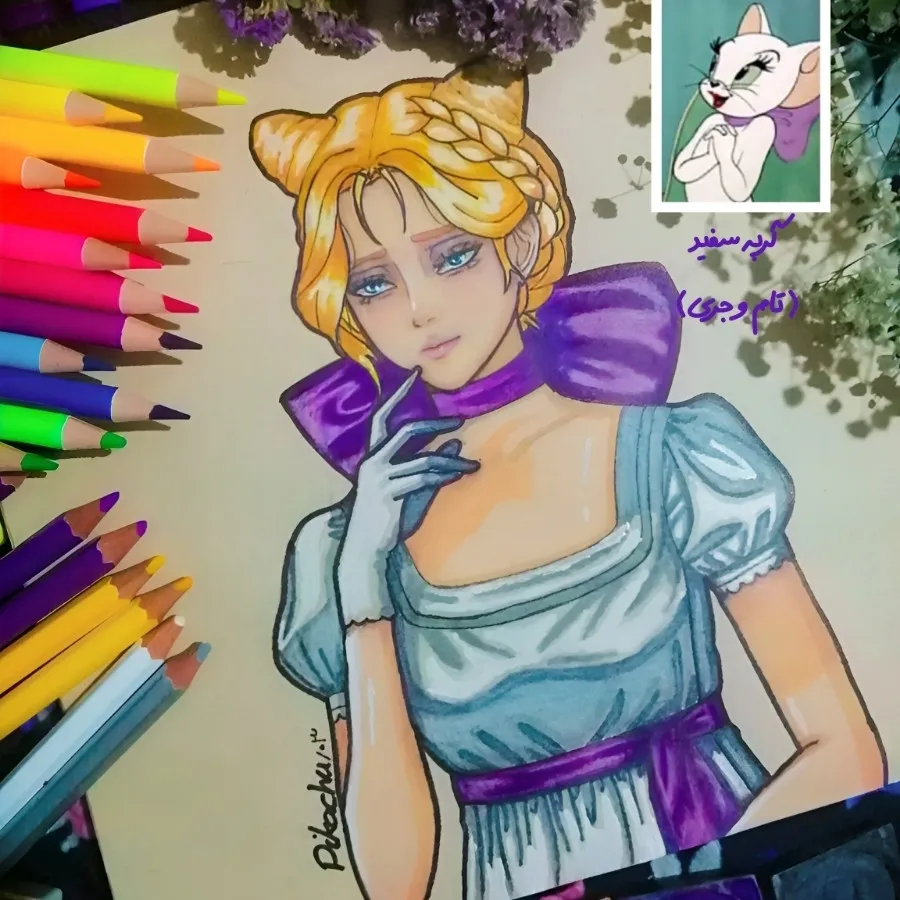 گربه سفید تام و جری