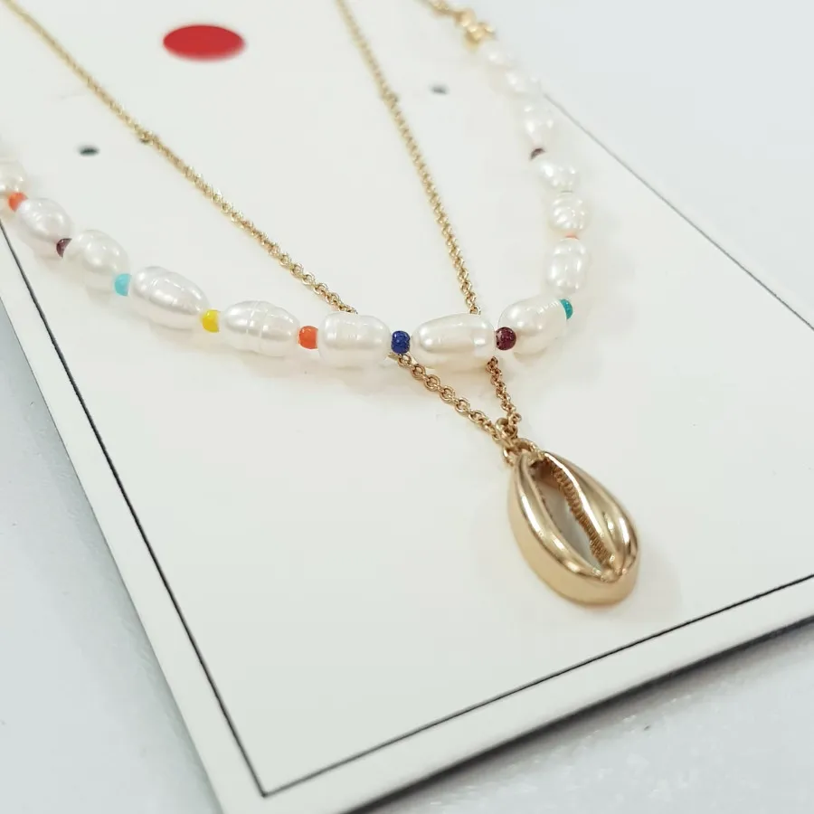 پک گردنبند مروارید پرورشی