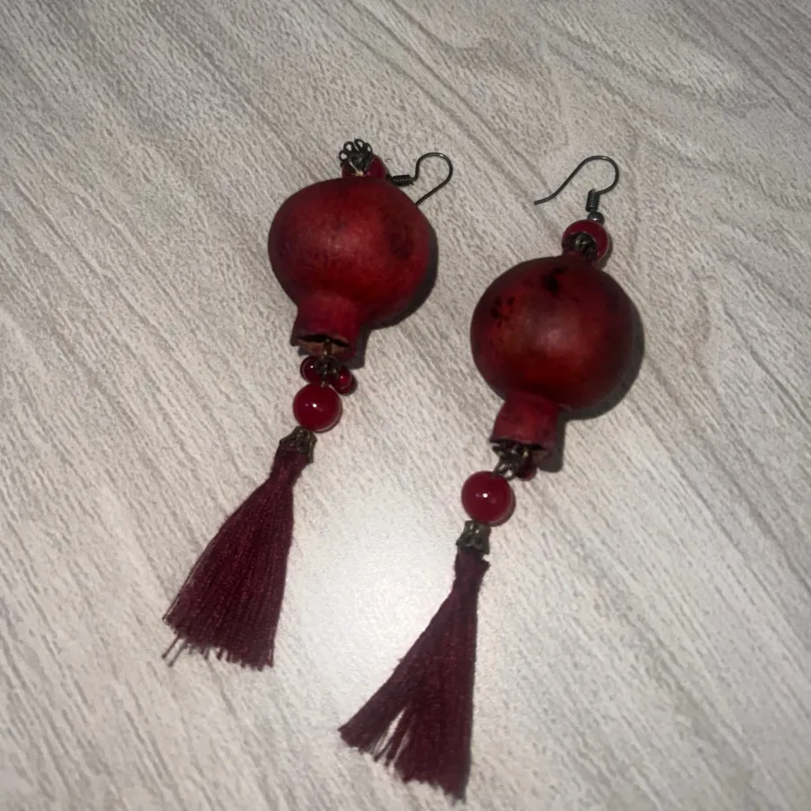 گوشواره طرح انار