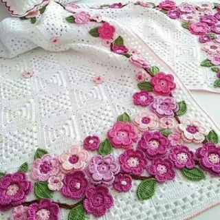 پتو گلدار مدل لاکچری