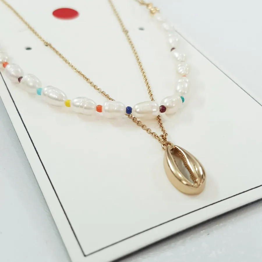 پک گردنبند مروارید پرورشی