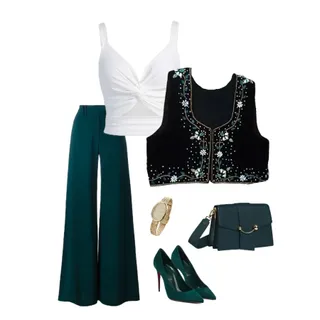 جلیقه باغ گل