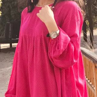 شومیز لینن صورتی