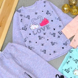 بلوز شلوار دخترانه طرح قو