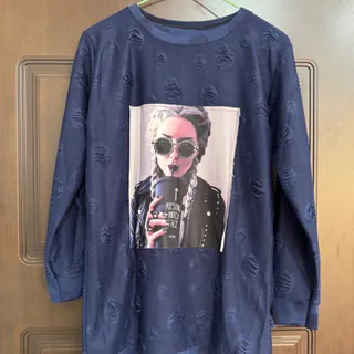 تیشرت بلند دخترانه