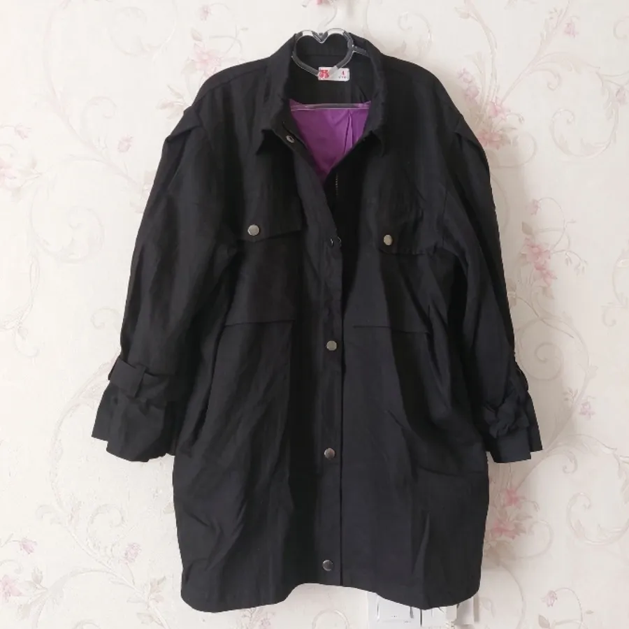 کت آستر دار مشکی