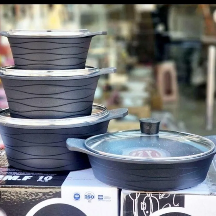 سرویس قابلمه 8 پارچه چدن