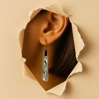 گوشواره صدفی هولوگرامی