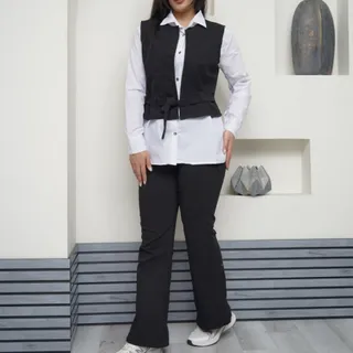 شومیز جلیقه شلوار