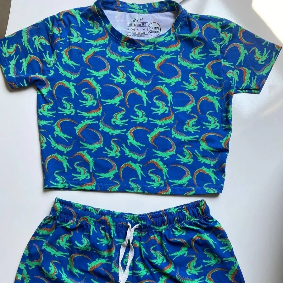 کراپ شورتک h&m