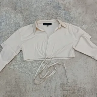 شومیز کراپ کرمی