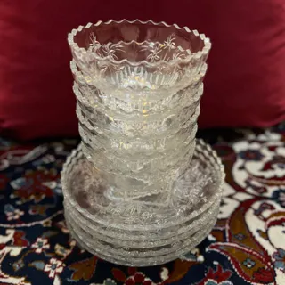 کاسه و پیش دستی شیشه