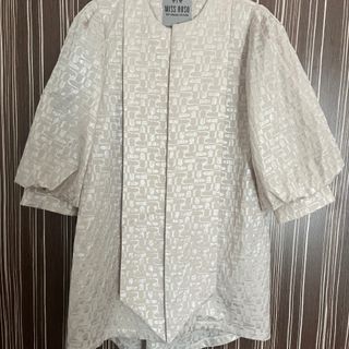 مانتو ژاکارد کرم
