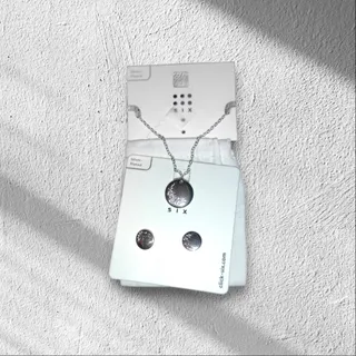 نیم ست نقره ای