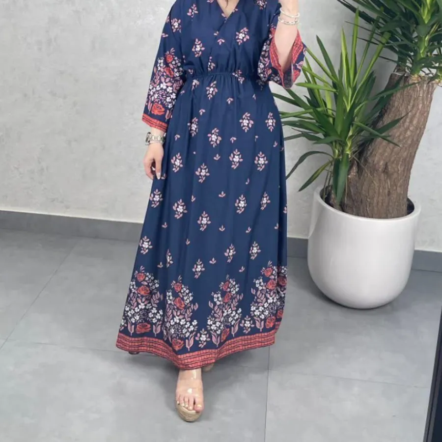 پیراهن ساحلی جیب دار