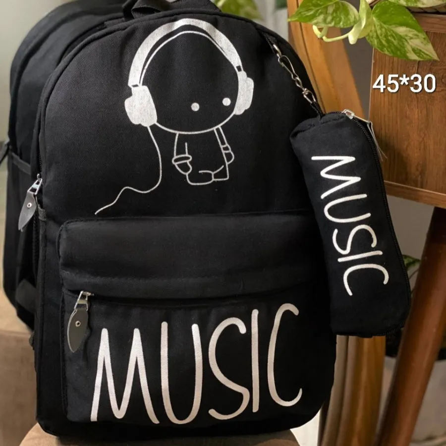 کوله مدرسه + جامدادی