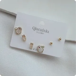 پک گوشواره مینیمال خرگوشی