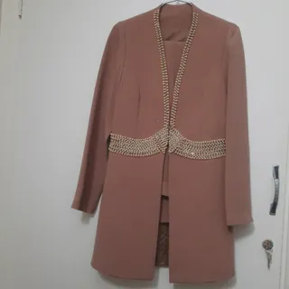 کت شلوار رنگ موکا