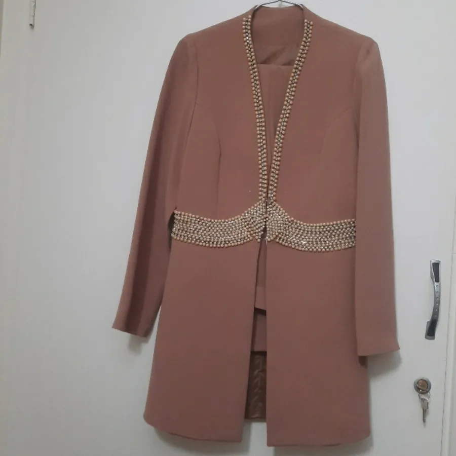 کت شلوار رنگ موکا