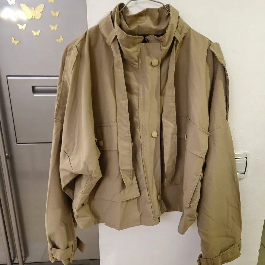 کت کتان آستر دار پاییزه