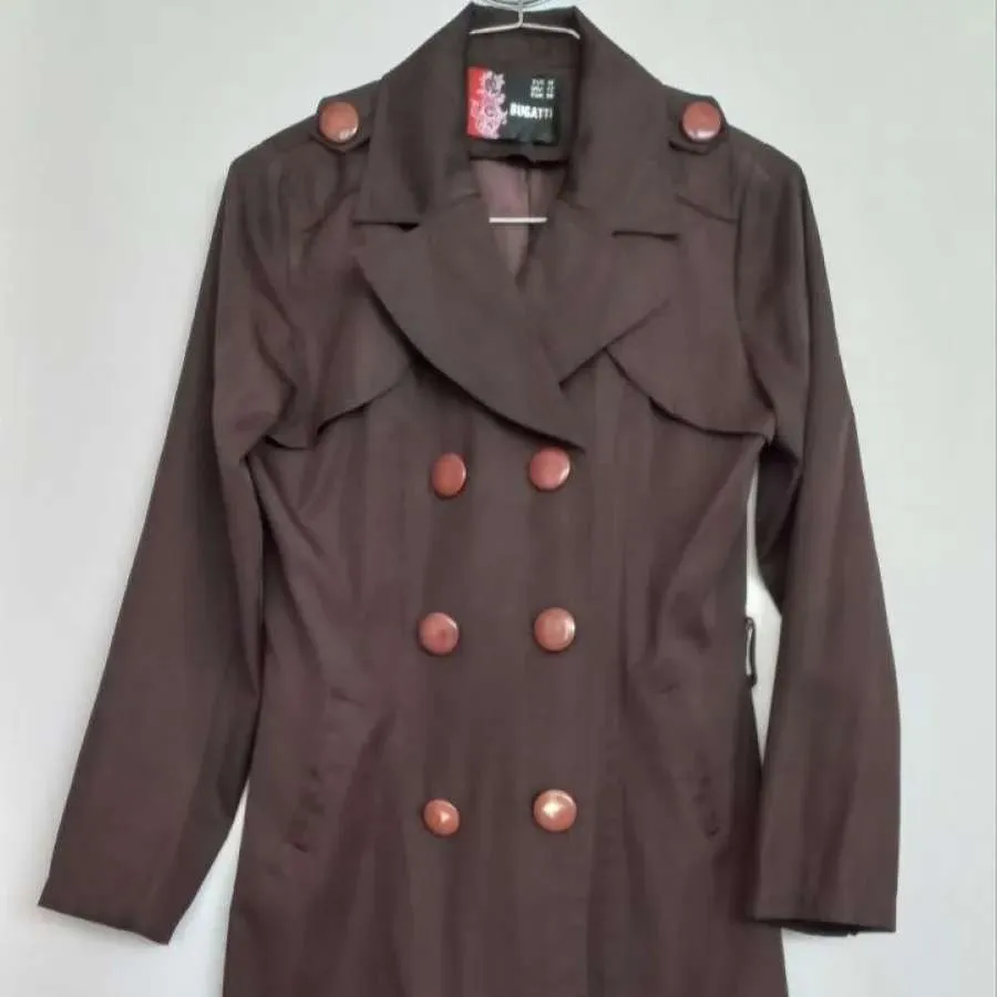 مانتو قهوه ای سوخته