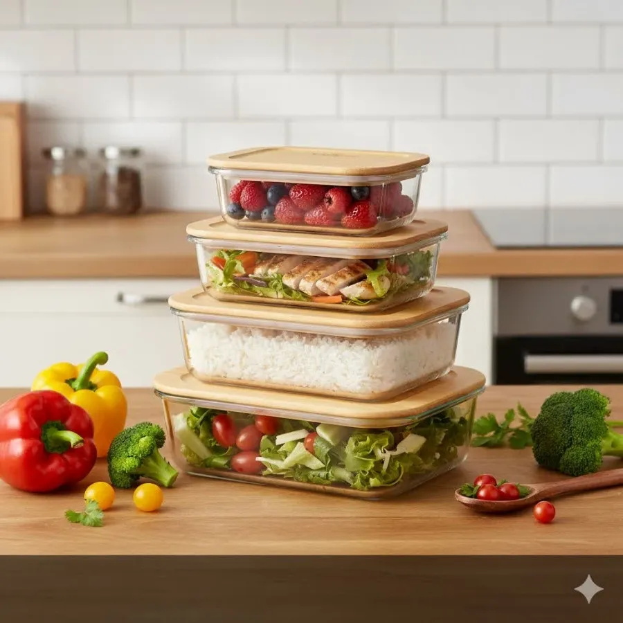 ظرف نگهدارنده 4تیکه یونیک