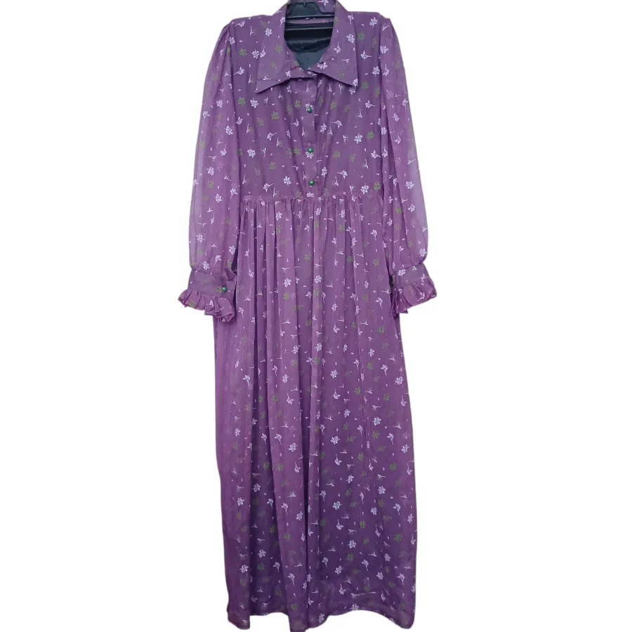 لباس حریر گل گلی