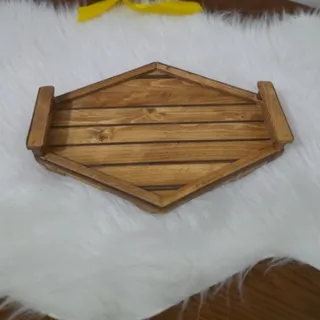 سینی چوبی چندظلعی