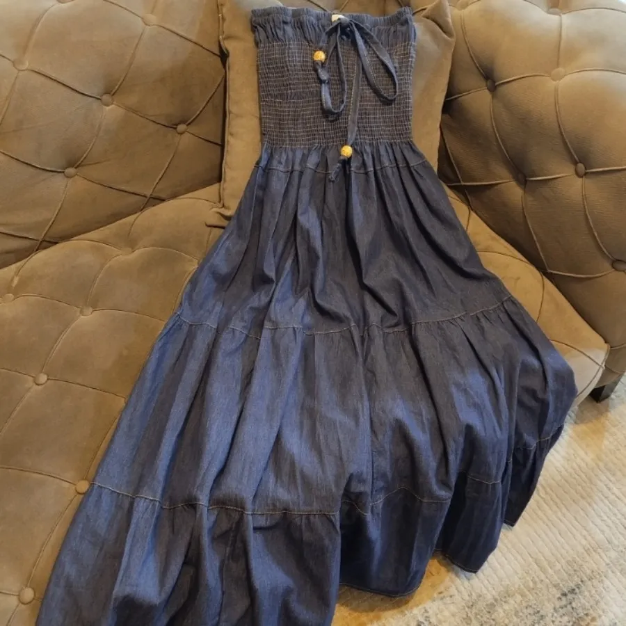 پیراهن بلند جین