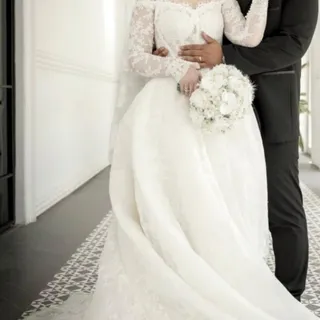 لباس عروس تمام دانتل