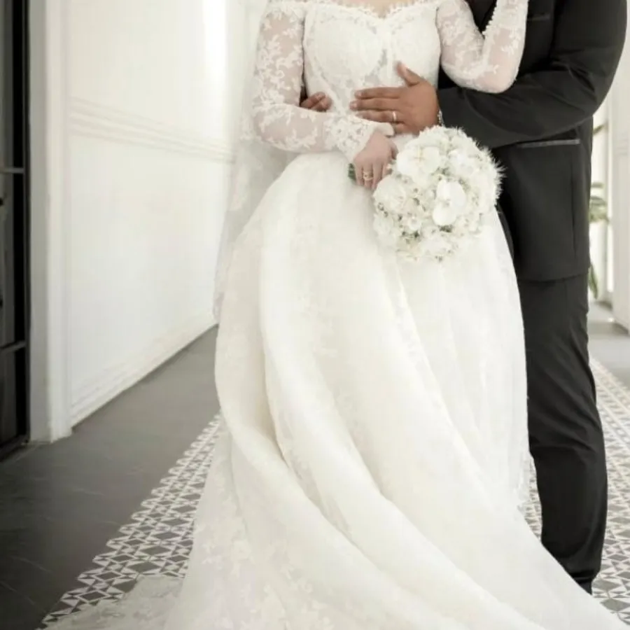 لباس عروس تمام دانتل