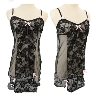 لباس خواب دانتل پاپیونی