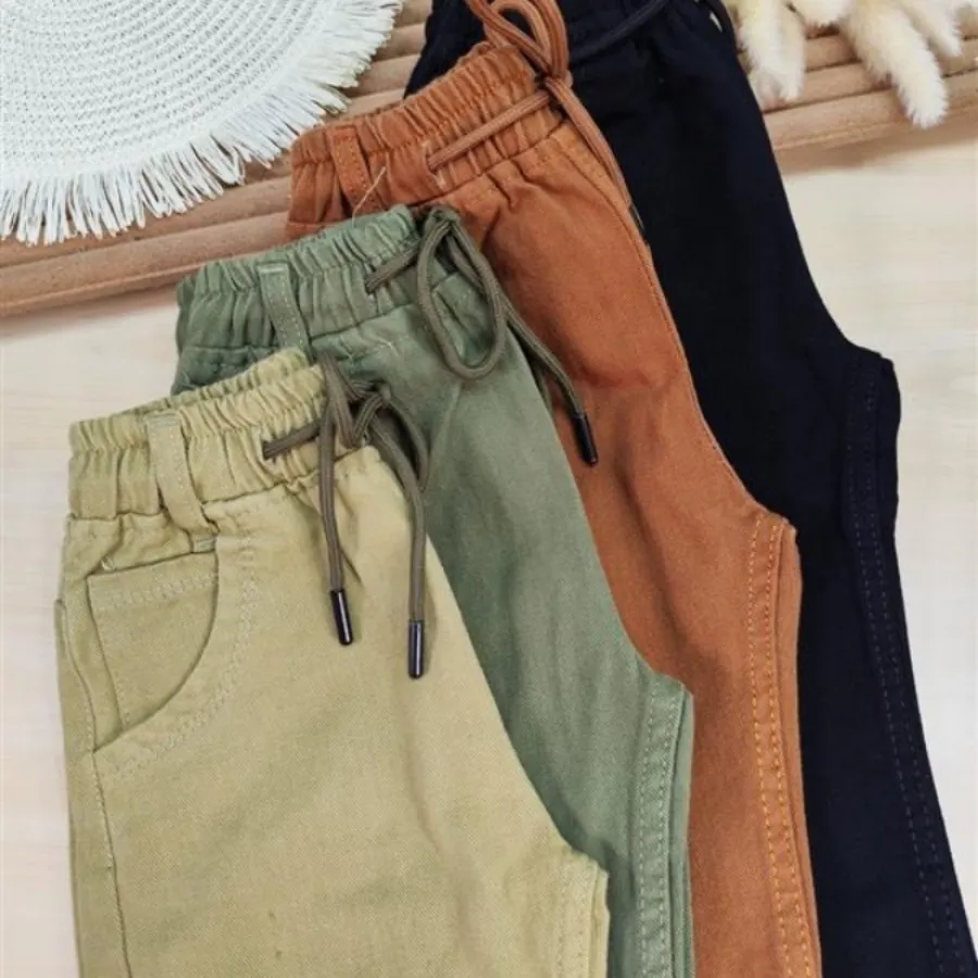 شلوار مام کتان