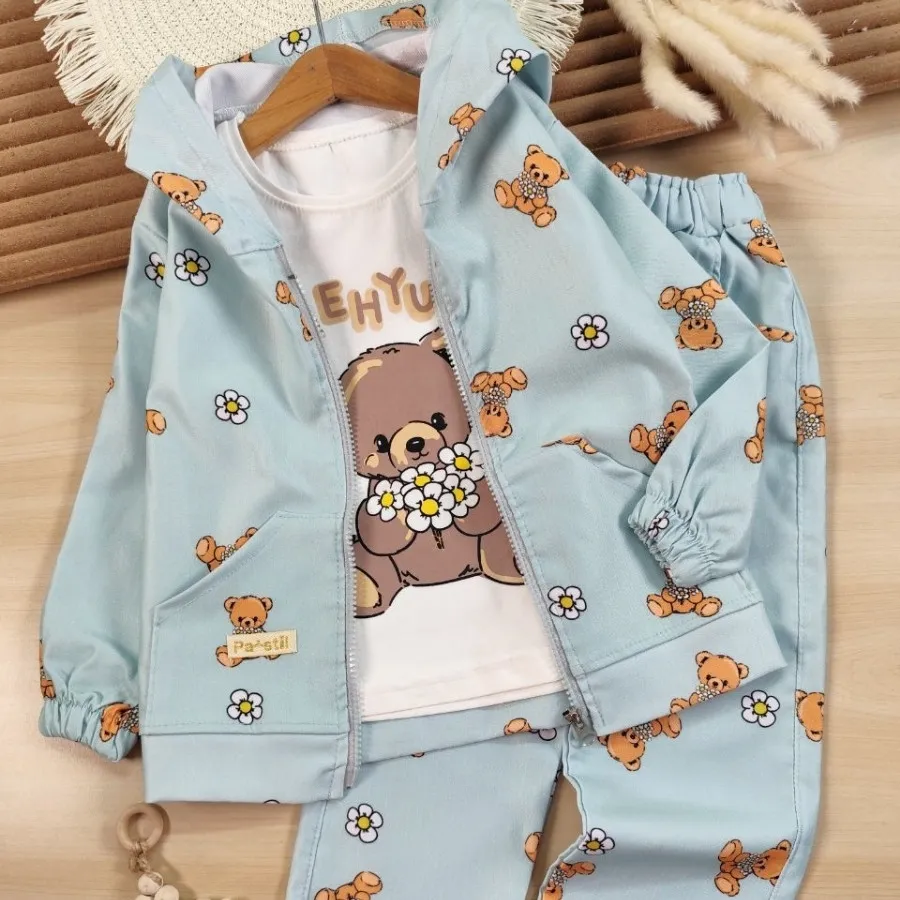 ست سه تیکه تدی و بابونه