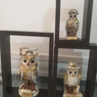 دیوار کوب و مجسمه دکوری