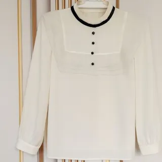 شومیز عروسکی سفید