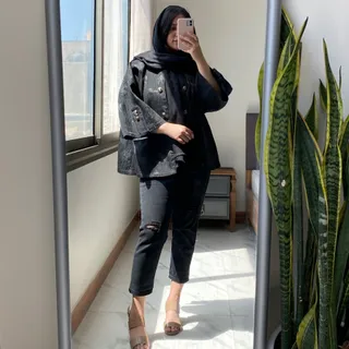 مانتو ژاکارد طرح هرکس