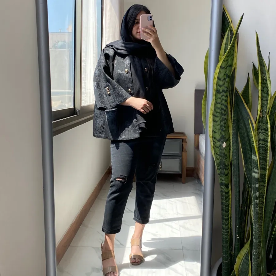 مانتو ژاکارد طرح هرکس