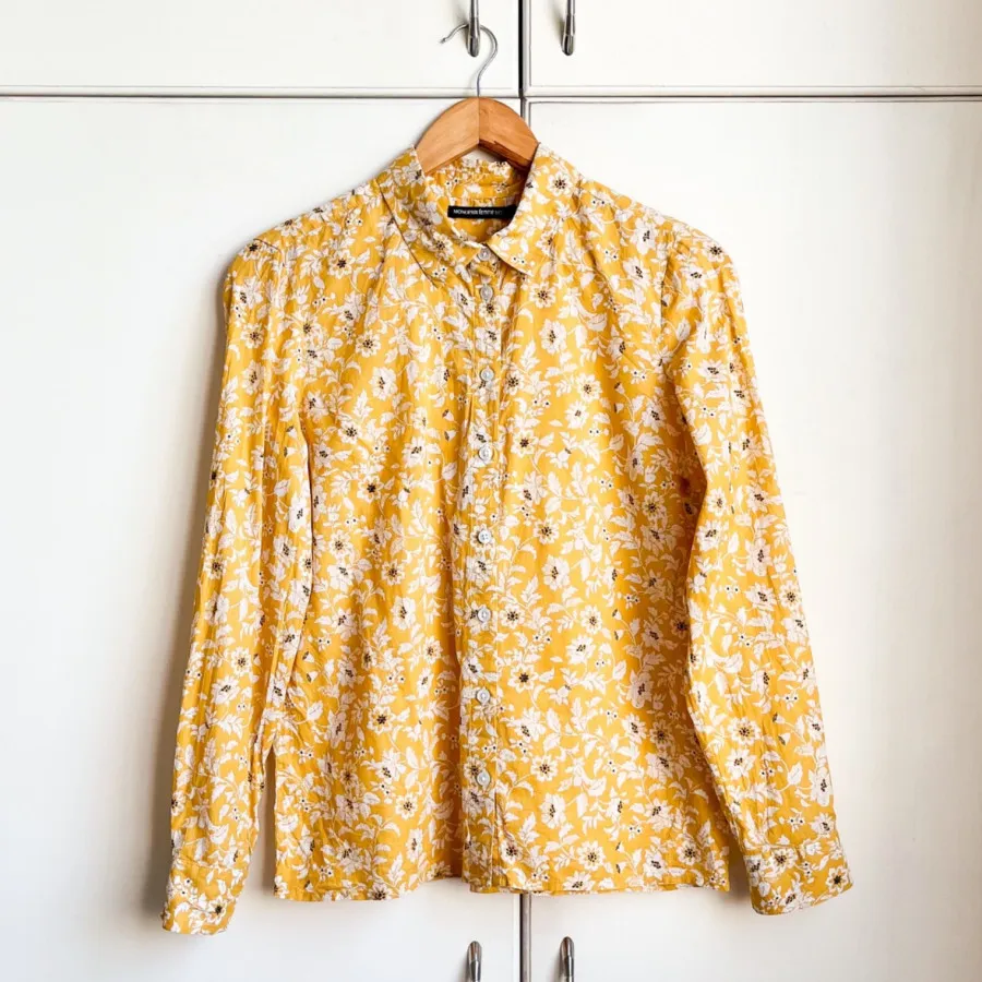 شومیز فلورال نخی