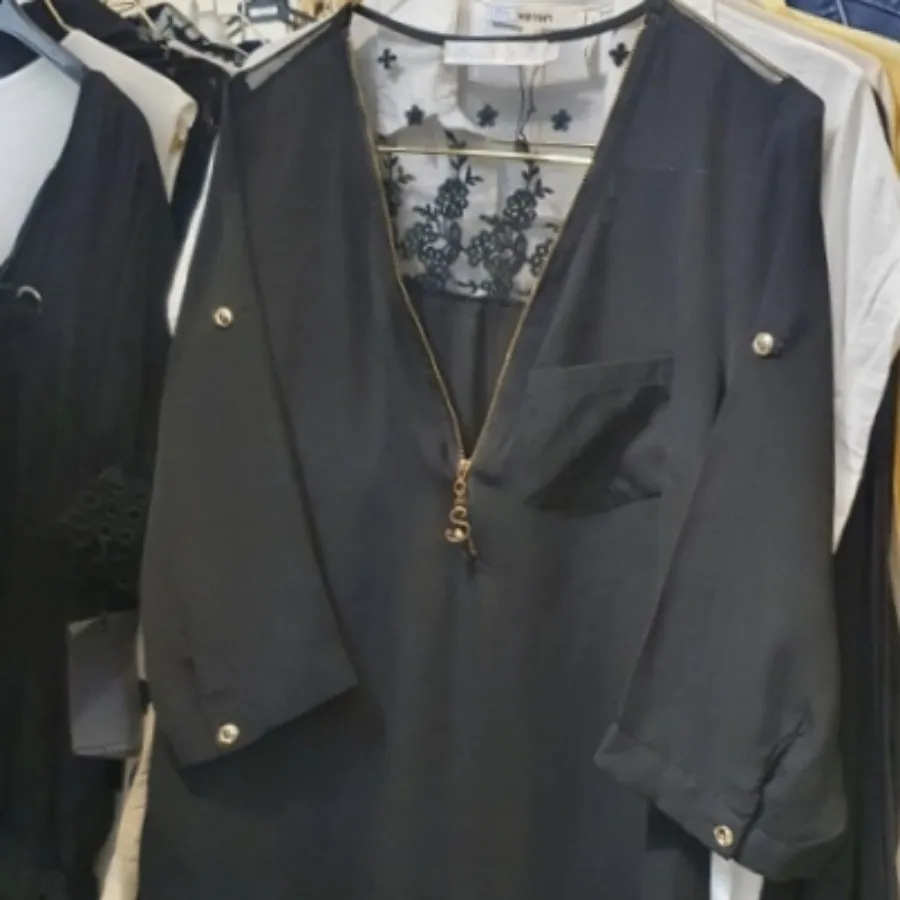 شومیز کرپ حریر ترکیبی