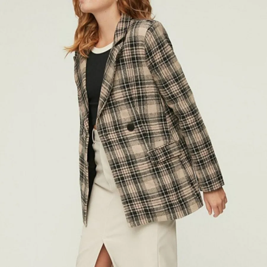 کت چهارخونه پشمی ترک