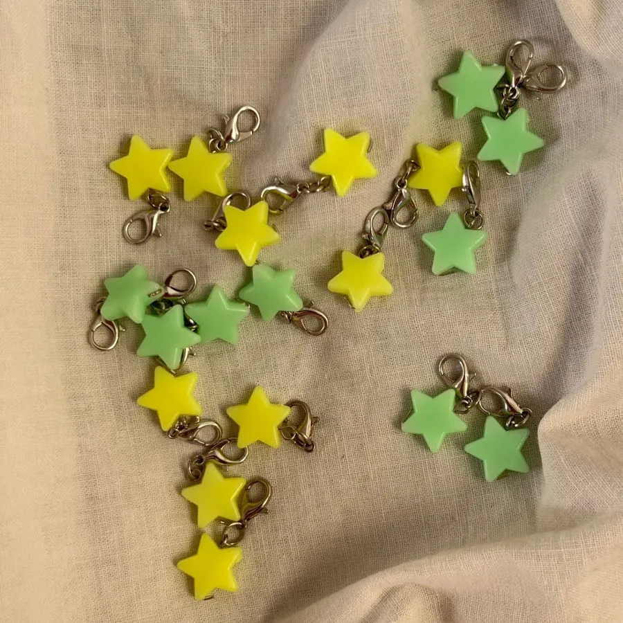 آویز ستاره دوتایی